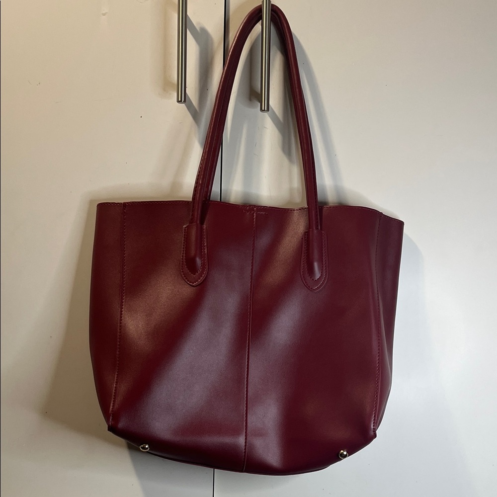 Not Rated Deep Red Tote Bag